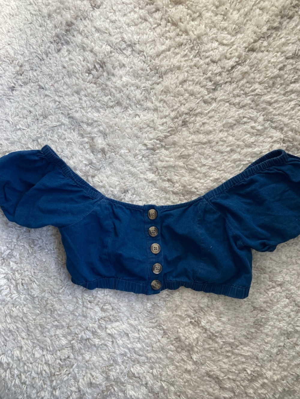 American Eagle Denim Crop Top